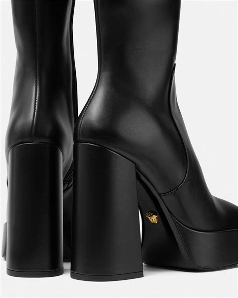 versace boots for woman|Versace aevitas platform boots.